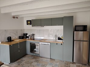 Private kitchen - La Maison du Mont. Cherrueix, in the heart of the magnificent Bay of Mont-Saint-Michel (Cherrueix)