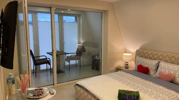 Chambre Double, balcon