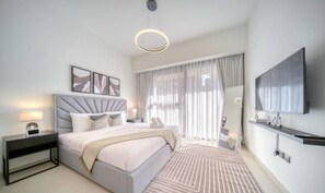 1 bedroom, iron/ironing board, WiFi, bed sheets - Oshima Act Two Downtown 1BR Burj Khalifa (Dubai)