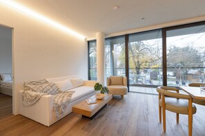 Living area - New spacious apartment-feels like home, 60m2 (Linz)