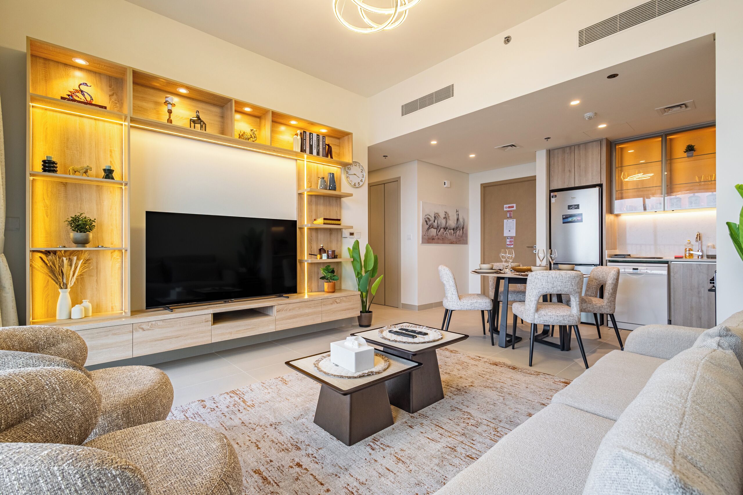 64-inch LED TV with satellite channels