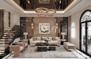 Trang trí khác biệt, trang bị nội thất với thiết kế riêng biệt, bàn 