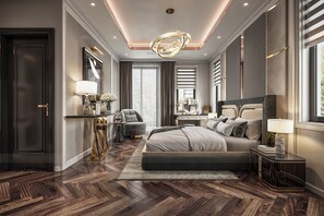 Individually decorated, individually furnished, desk, laptop workspace - The Savile by Harry (Hanoi)