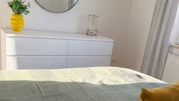 2 Schlafzimmer, Bügeleisen/Bügelbrett, kostenloses WLAN, Bettwäsche