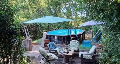 Maison 6/8 personnes avec piscine au calme