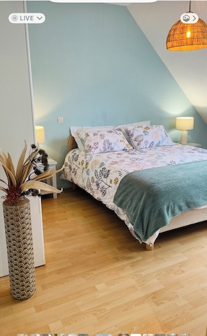 1 bedroom, free WiFi, bed sheets - Le Petit Cosy - King Size Bed, Quiet & Parking (Vaucelles)