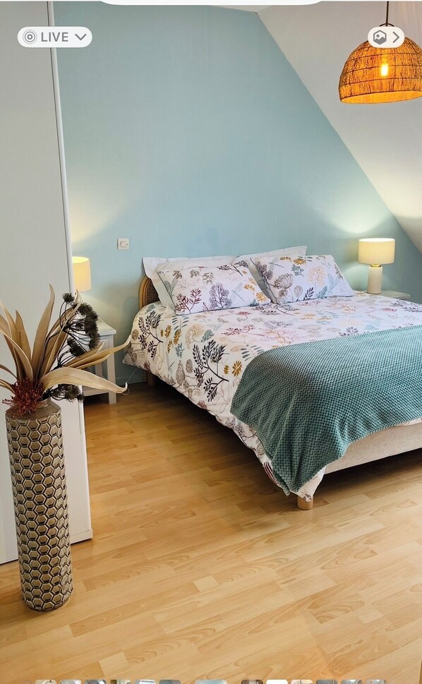 Internet, bed sheets - Le Petit Cosy - King Size Bed, Quiet & Parking (Vaucelles)