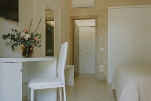 Chambre Double, patio, vue jardin