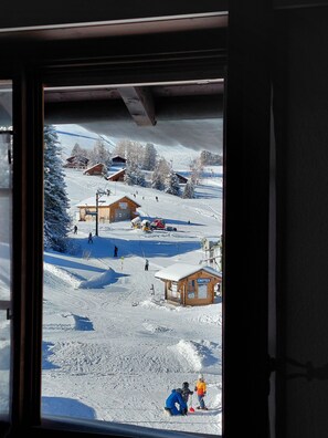 A snowy ski resort with cabins and ski slopes. - Exceptional location: ski-in/ski-out and magnificent hiking trails (Ormont-Dessous)