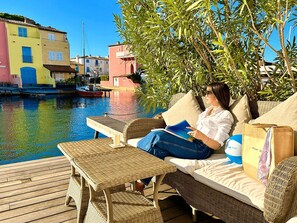 Property grounds - Renovated house with air conditioning, Wi-Fi, and double terrace (Port Grimaud)