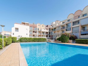 Pool - Studio cabin with pool and port view in Gruissan (Gruissan)