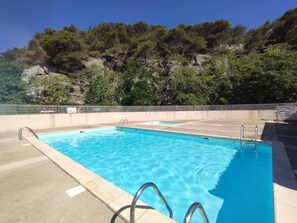 Pool - Air-conditioned apartment with pool - 4 guests (Narbonne)