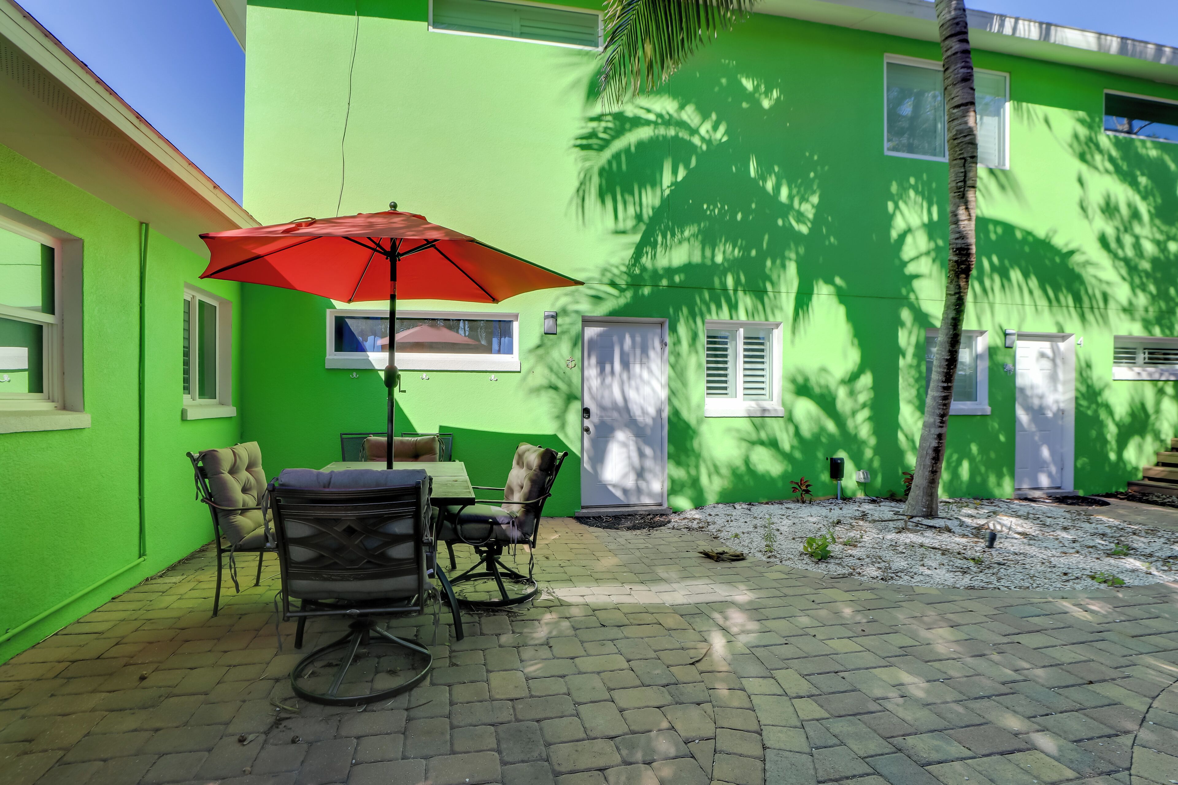 Façade de l’hébergement