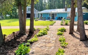 Property grounds - Door County Sunsets, cozy cottage with private beach!  (Brussels)