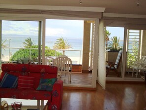 Living area - Seafront apartment in Roses (Roses)