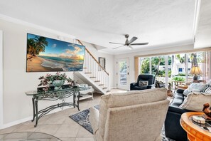 House, 2 Bedrooms | Living area - Anchors West 2 Bedroom Home (Holmes Beach)