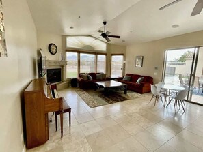 Smart TV, fireplace, offices - The Family Room-Pool & Outdoor Games-Game Room (Scottsdale)