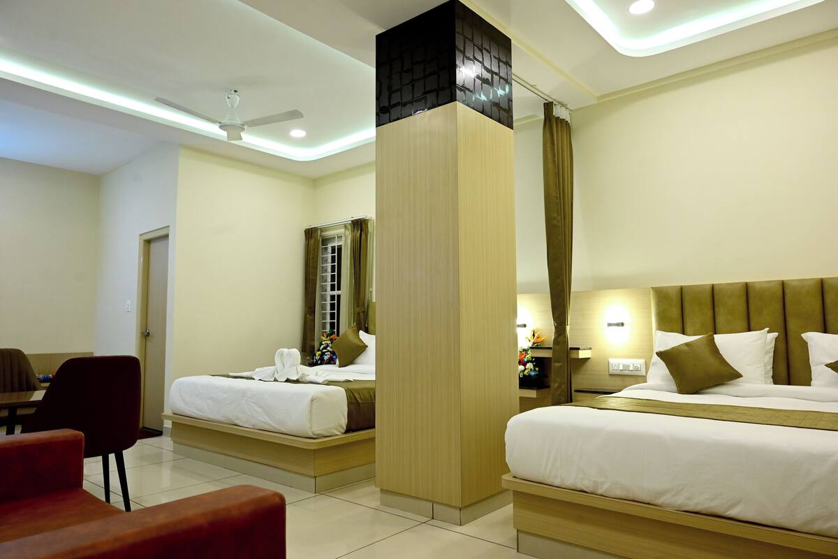 Grand Double Room, City View | In-room safe, desk, laptop workspace, soundproofing