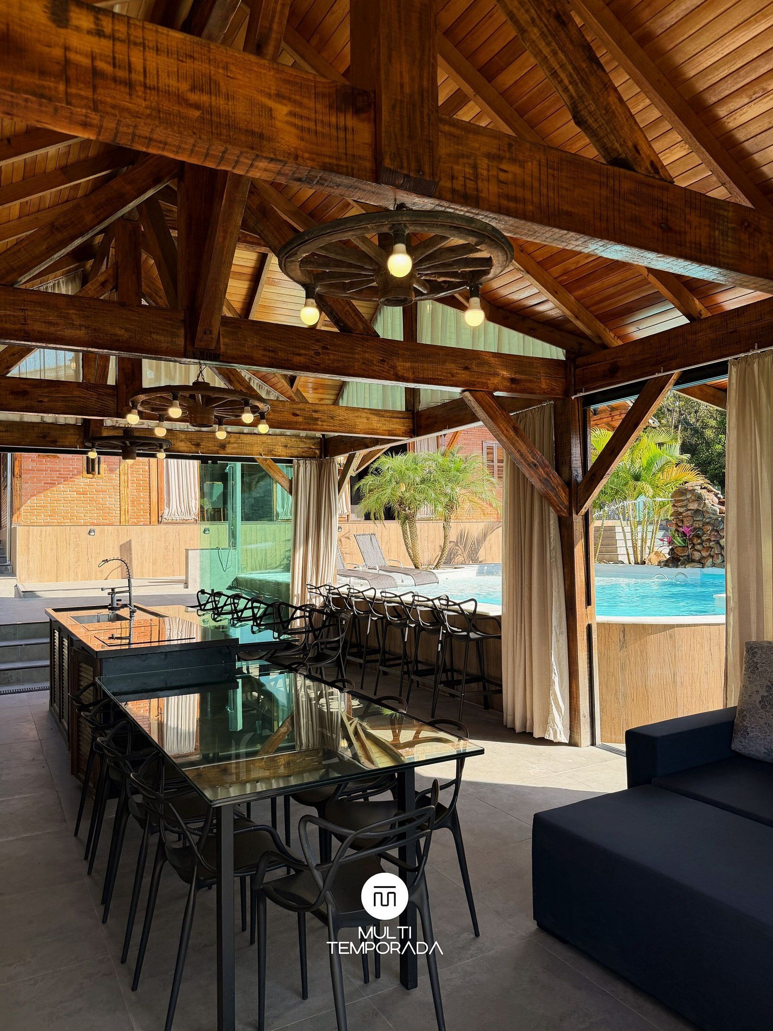 奢华木屋 | 室外用餐