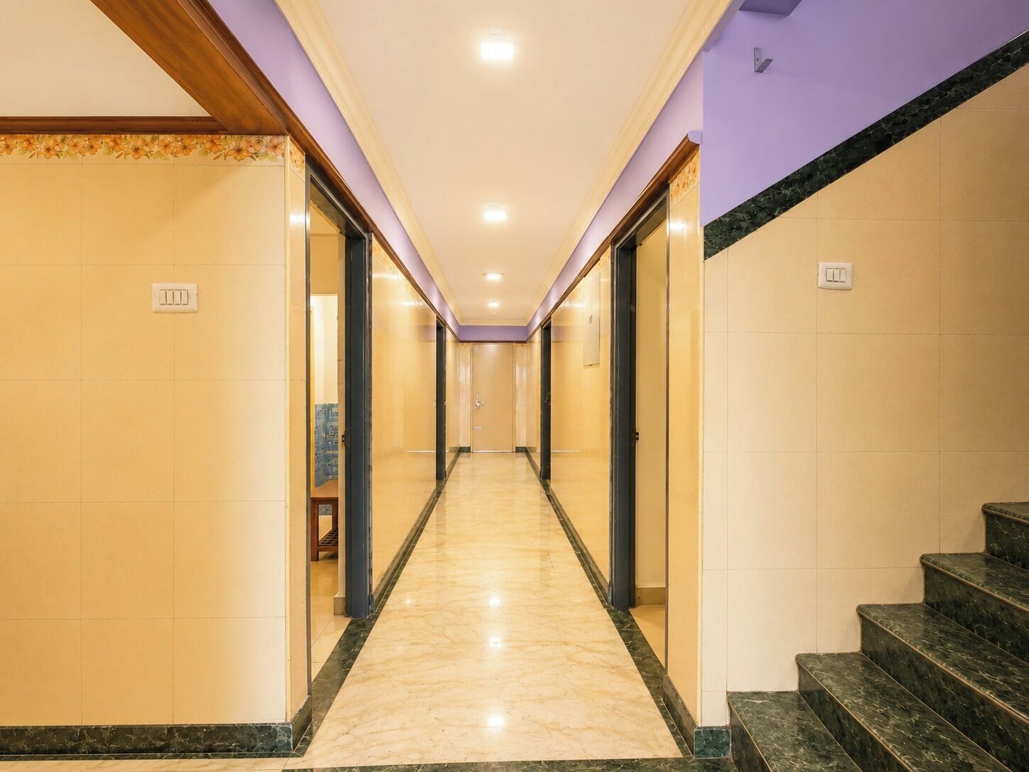 Interior entrance