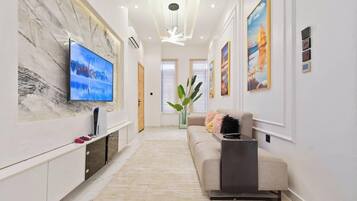 Superior-lejlighed - balkon - byudsigt | Opholdsområde