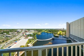 Property grounds - Bright condo steps to beach w/ pools & arcade (Panama City Beach)