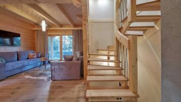 TV connectée, cheminée