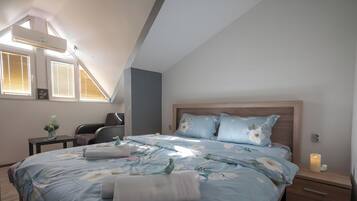 1 Schlafzimmer, Bügeleisen/Bügelbrett, kostenloses WLAN, Bettwäsche