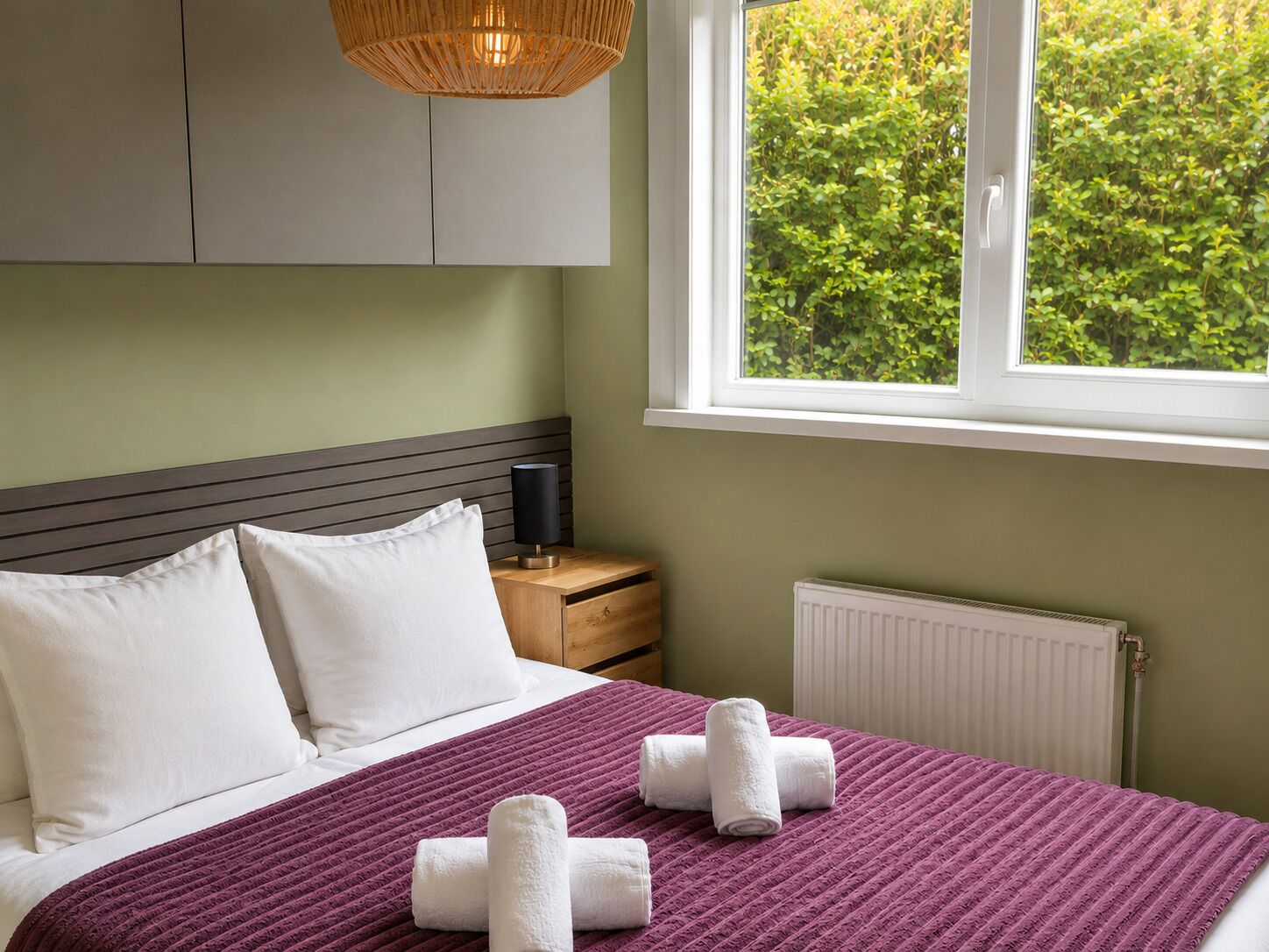 2 bedrooms, iron/ironing board, travel crib, free WiFi
