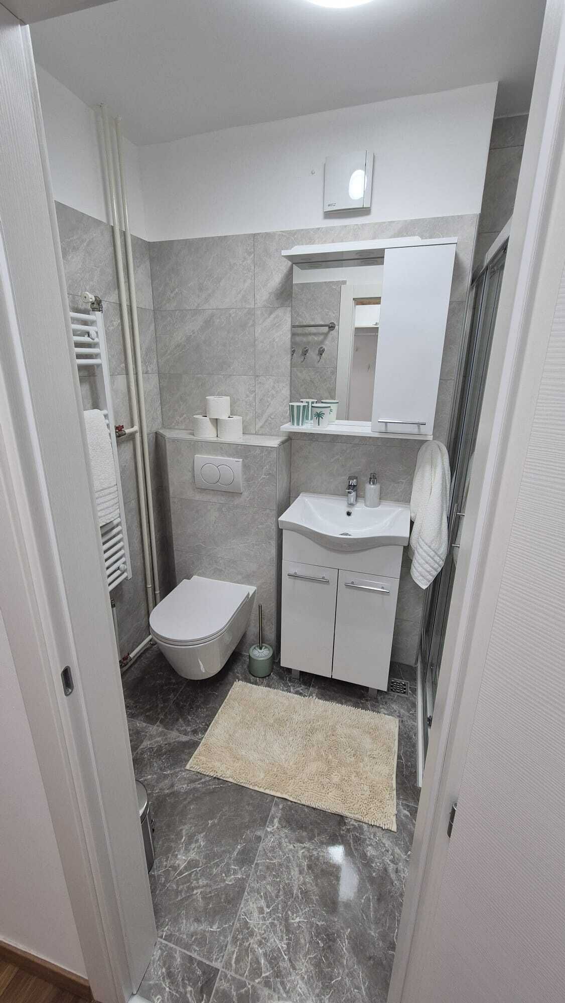 Bruser, hårtørrer, håndklæder, Toiletpapir