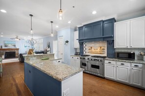 Fridge, microwave, oven, dishwasher - Canal-Front with Dock, Amenity Cards Available (Fripp Island)