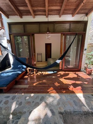 Terrace/patio - Air-Conditioned Room in a Natural Setting (Santa María Tonameca)
