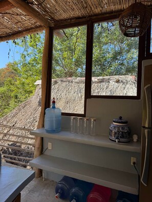 Interior - Air-Conditioned Room in a Natural Setting (Santa María Tonameca)