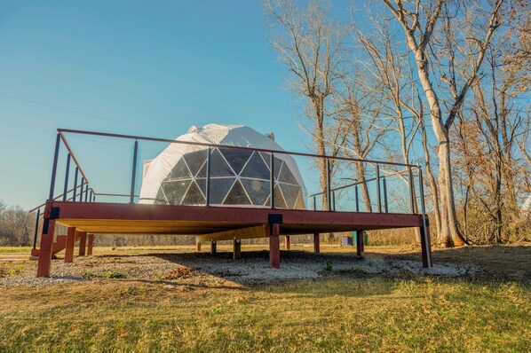 Miscellaneous - Float on Inn Geodome at The Edge—Unique Riverfront Glamping in Salt Lick, KY (Salt Lick)