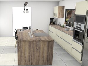 Fridge, microwave, oven, stovetop - Beautiful contemporary villa on one level, swimming pool, ideal for a stay in Reunion Island (Petite-Île)