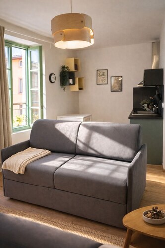 Studio Cosy & Design - Coeur de Ville, Calme et Confort Pro