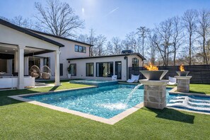 Pool - Buckhead Luxury Mansion, Heated Pool, Dual Fire Features, 5 Bedrooms (Atlanta)