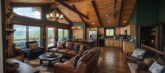 Retreat•50 Acres•Mtn Views• Hot Tub•Fire Pit•Sleeps 10•Game Room•Carters Lake