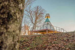 Point of interest - The Dreamcatcher Teepee at The Edge—Unique Riverfront Glamping in Salt Lick, KY (Salt Lick)