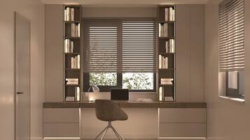 Vila Deluks, balkon, pemandangan laut | Interior