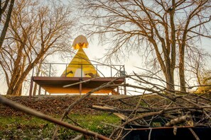 Miscellaneous - The Mane Attraction Teepee at The Edge—Riverfront Glamping in Salt Lick, KY (Salt Lick)