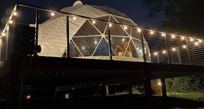 Naut on Call Geodome at The Edge—Unique Riverfront Glamping in Salt Lick, KY