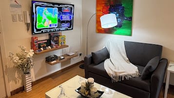 Appartement, 2 slaapkamers, toegankelijk voor mindervaliden, balkon | Woonkamer