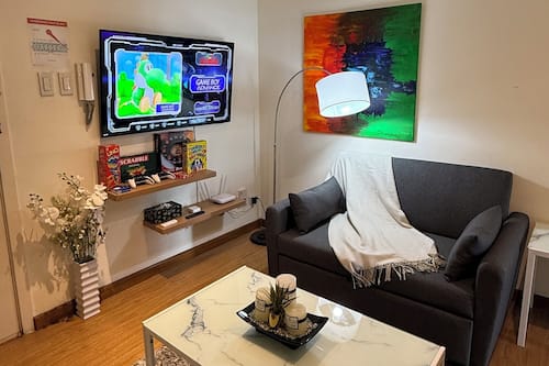 Appartement, 2 slaapkamers, toegankelijk voor mindervaliden, balkon | Woonkamer