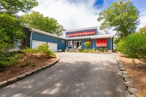 Exterior - Big Red | Soundfront Dock · Private Beach · 4BR PKS (Pine Knoll Shores)
