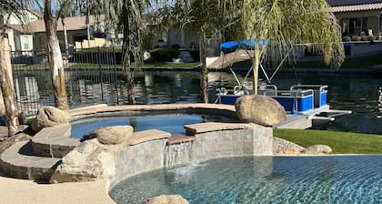 Spacious 5-bedroom Waterfront Home w/ Dock and Pool Chandler AZ