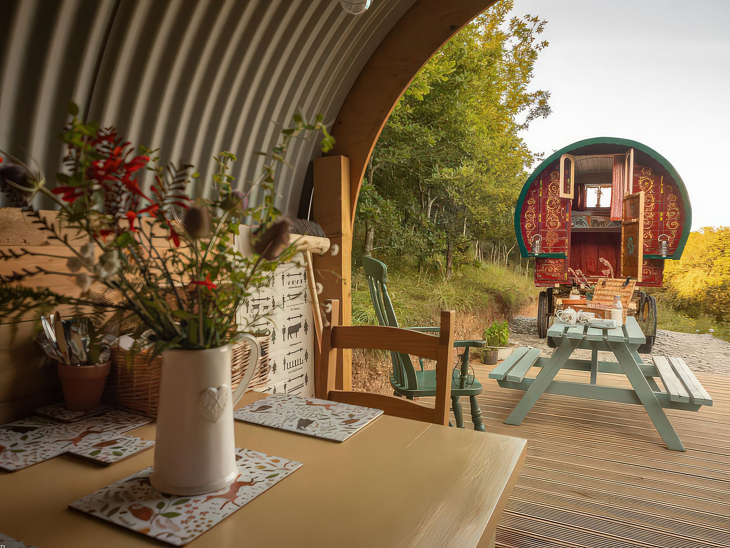 Outdoor dining
