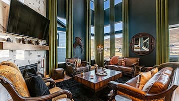 Townhouse – deluxe, fjellutsikt | Oppholdsområde