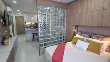 In-room safe, desk, laptop workspace, blackout drapes