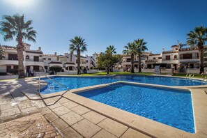 Pool - Sunny Jumilla Holiday Apt-Orihuela Costa -Family -pool - seasonal rentals (Orihuela)